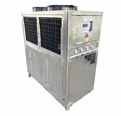JLSB-10HP स्टेनलेस स्टील वाटर चिलर मशीन कम तापमान एसिड क्षार प्रतिरोधी