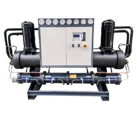 JLSK-40HP कम शोर माइक्रोप्रोसेसर नियंत्रक के साथ पानी ठंडा स्क्रॉल चिलर