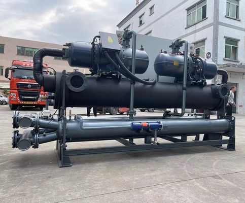 JLSW-200D अनुकूलित पानी ठंडा पेंच कंप्रेसर चिलर पीएलसी नियंत्रण 100kW