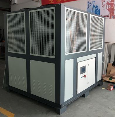 JLSF-50A R134A R404A कोटिंग मशीनों के लिए हवा से ठंडा पेंच चिलर