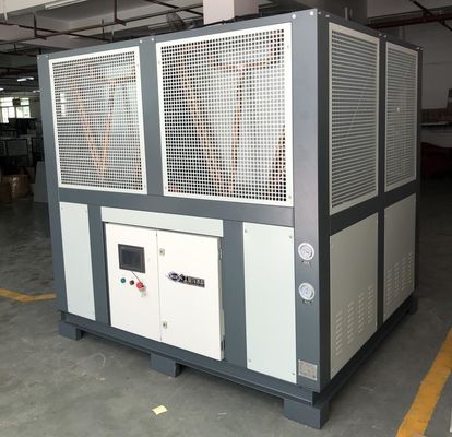 JLSF-50A R134A R404A कोटिंग मशीनों के लिए हवा से ठंडा पेंच चिलर