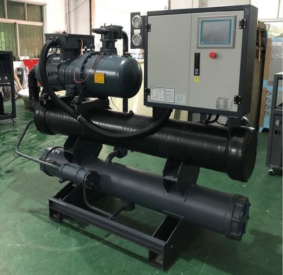 JLSW-30D 380V 50Hz भरने की मशीनरी के लिए पानी से ठंडा पेंच चिलर मशीन