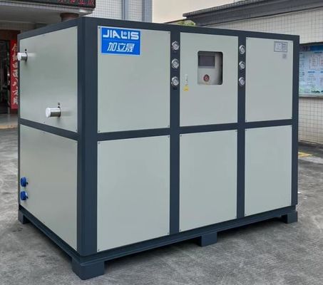 JLSS-50HP कम शोर पानी ठंडा पानी चिलर, पीएलसी औद्योगिक पानी चिलर मशीन
