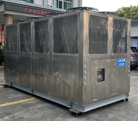 JLSB-100HP स्टेनलेस स्टील वाटर चिलर मशीन R22 R134A R407C रेफ्रिजरेंट के साथ