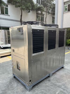 JLSB-20HP स्टेनलेस स्टील वाटर चिलर, औद्योगिक स्क्रॉल चिलर के लिए दवा