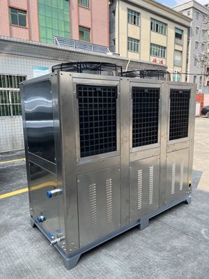 JLSB-20HP स्टेनलेस स्टील वाटर चिलर, औद्योगिक स्क्रॉल चिलर के लिए दवा