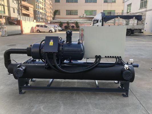 बिट्ज़र/हैनबेल स्क्रू चिलर 380-415V 52.5kw कंप्रेसर पानी शीतलन के लिए तापमान रेंज 5-35.C