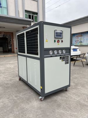 JLSF-12HP एयर कूल्ड वाटर चिलर 10 टन 10TR कूलिंग क्षमता पैकेजिंग मशीनरी एक्सट्रूडर