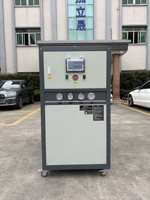 JLSF-12HP एयर कूल्ड वाटर चिलर 10 टन 10TR कूलिंग क्षमता पैकेजिंग मशीनरी एक्सट्रूडर