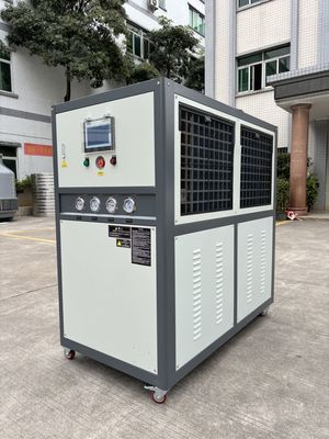 JLSF-12HP एयर कूल्ड वाटर चिलर 10 टन 10TR कूलिंग क्षमता पैकेजिंग मशीनरी एक्सट्रूडर
