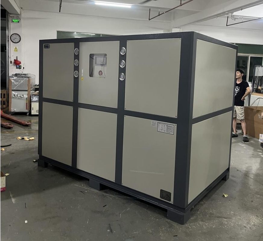 JLSS-60HP 480V वाटर कूल्ड इंडस्ट्रियल चिलर विथ स्क्रॉल स्क्रू कंप्रेसर टाइप