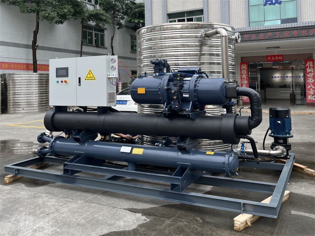 ऊर्जा भंडारण मोबाइल चार्जिंग स्टेशनों के लिए JLSW-80D वाटर कूल्ड स्क्रू चिलर